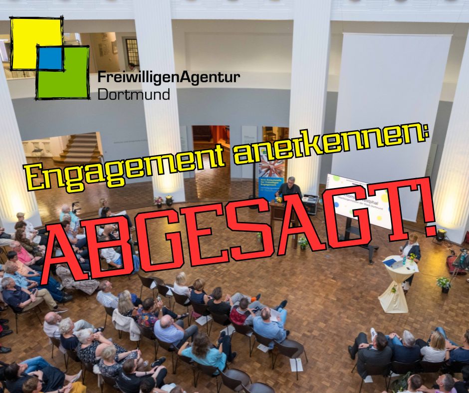 Preisverleihung „Engagement anerkennen“ wird verschoben